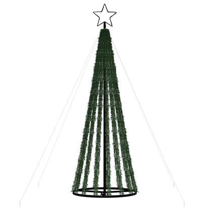 Illuminazione Albero di Natale a Cono 275LED Bianco Caldo 180cm - homemem39