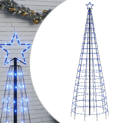 Albero di Natale a LED con Punte 570 LED Blu 300 cm