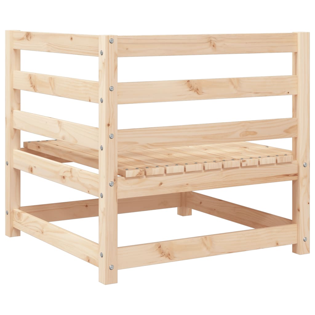 Divano Angolare da Giardino 70x70x67cm Legno Massello di Pino - homemem39