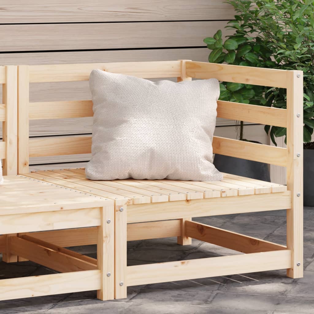 Divano Angolare da Giardino 70x70x67cm Legno Massello di Pino - homemem39