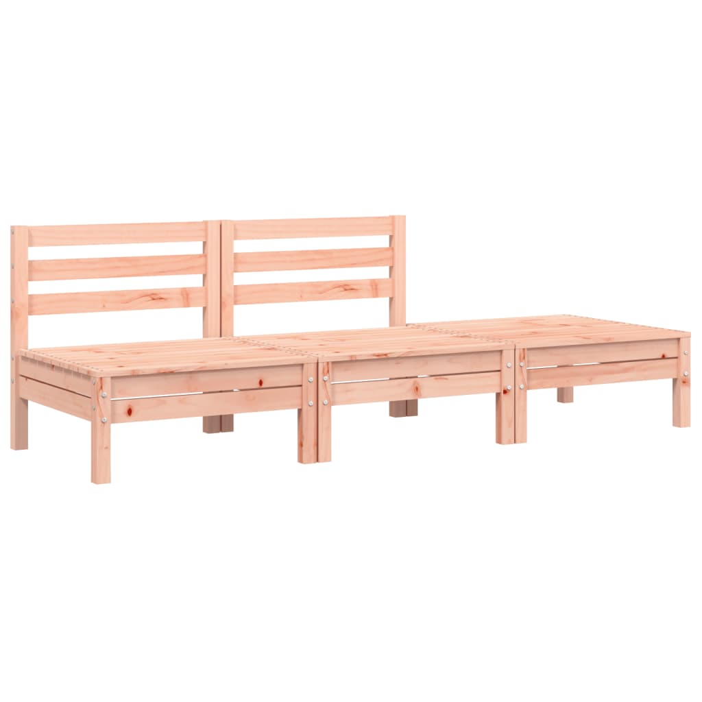 3-Sitzer-Gartensofa aus massivem Douglasienholz