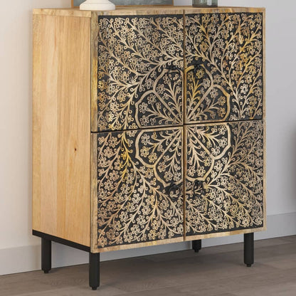 Credenza 60x33x75 cm in Legno Massello di Mango - homemem39