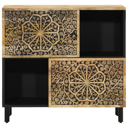 Credenza 80x33x75 cm in Legno Massello di Mango - homemem39