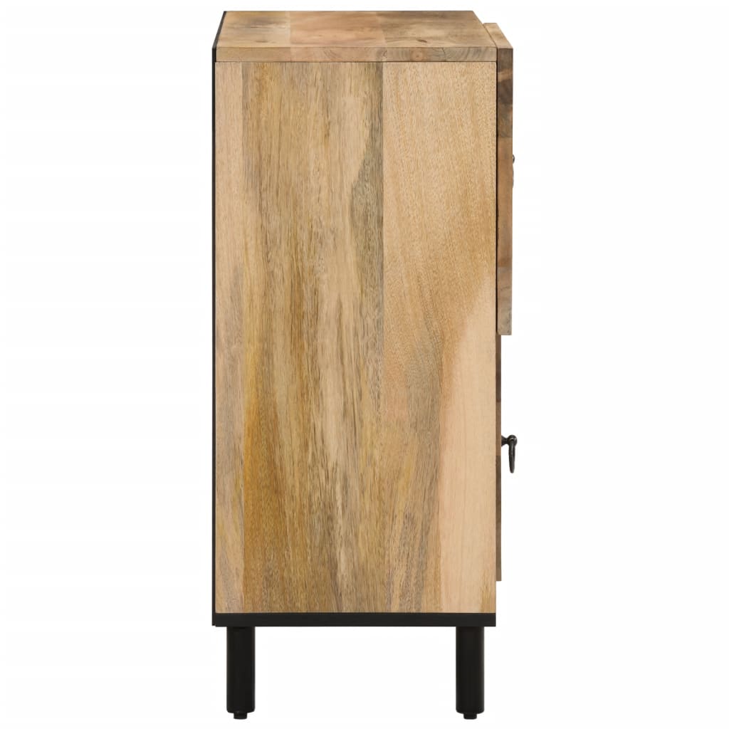 Credenza 80x33x75 cm in Legno Massello di Mango - homemem39