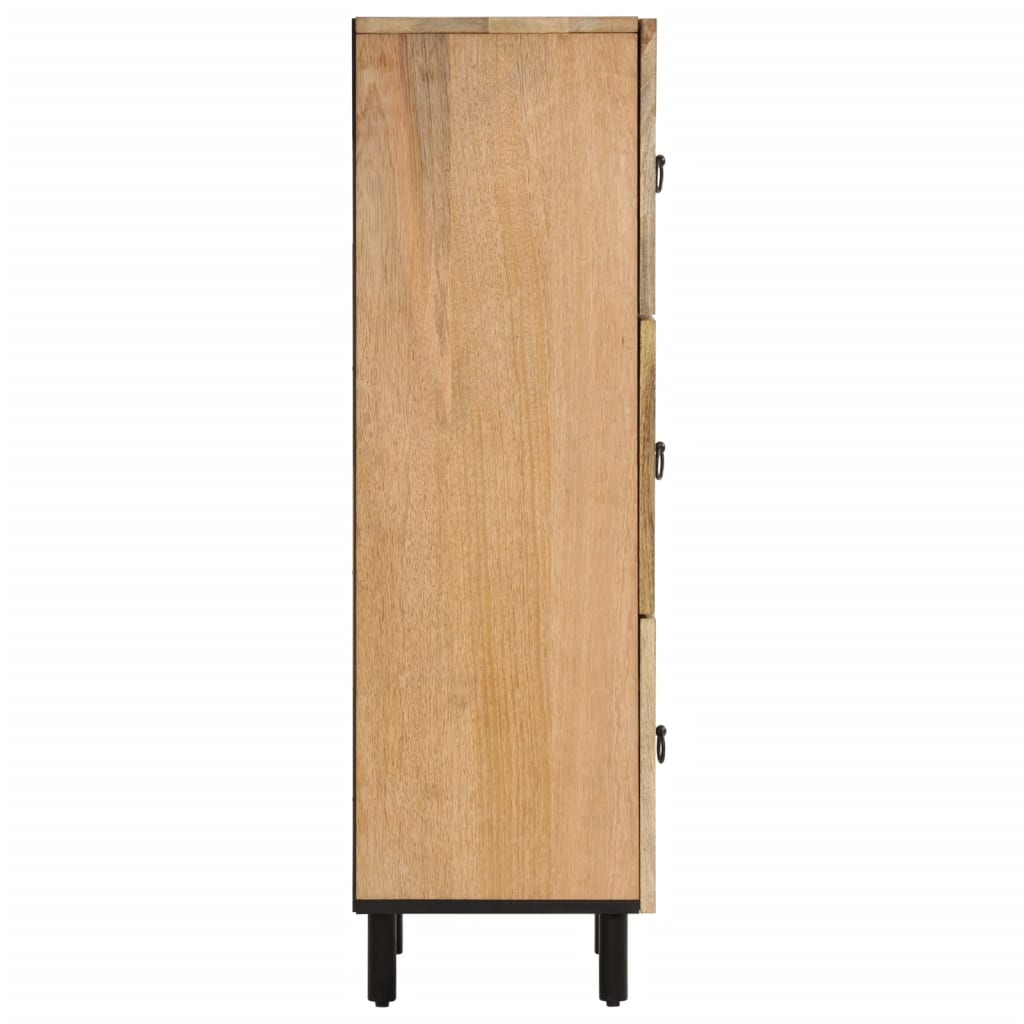 Credenza 40x33x110 cm in Legno Massello di Mango - homemem39