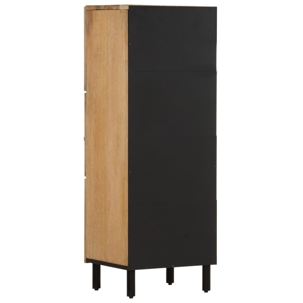 Credenza 40x33x110 cm in Legno Massello di Mango - homemem39