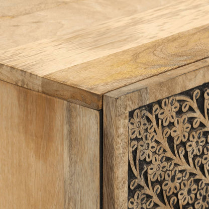 Credenza 60x33x110 cm in Legno Massello di Mango - homemem39