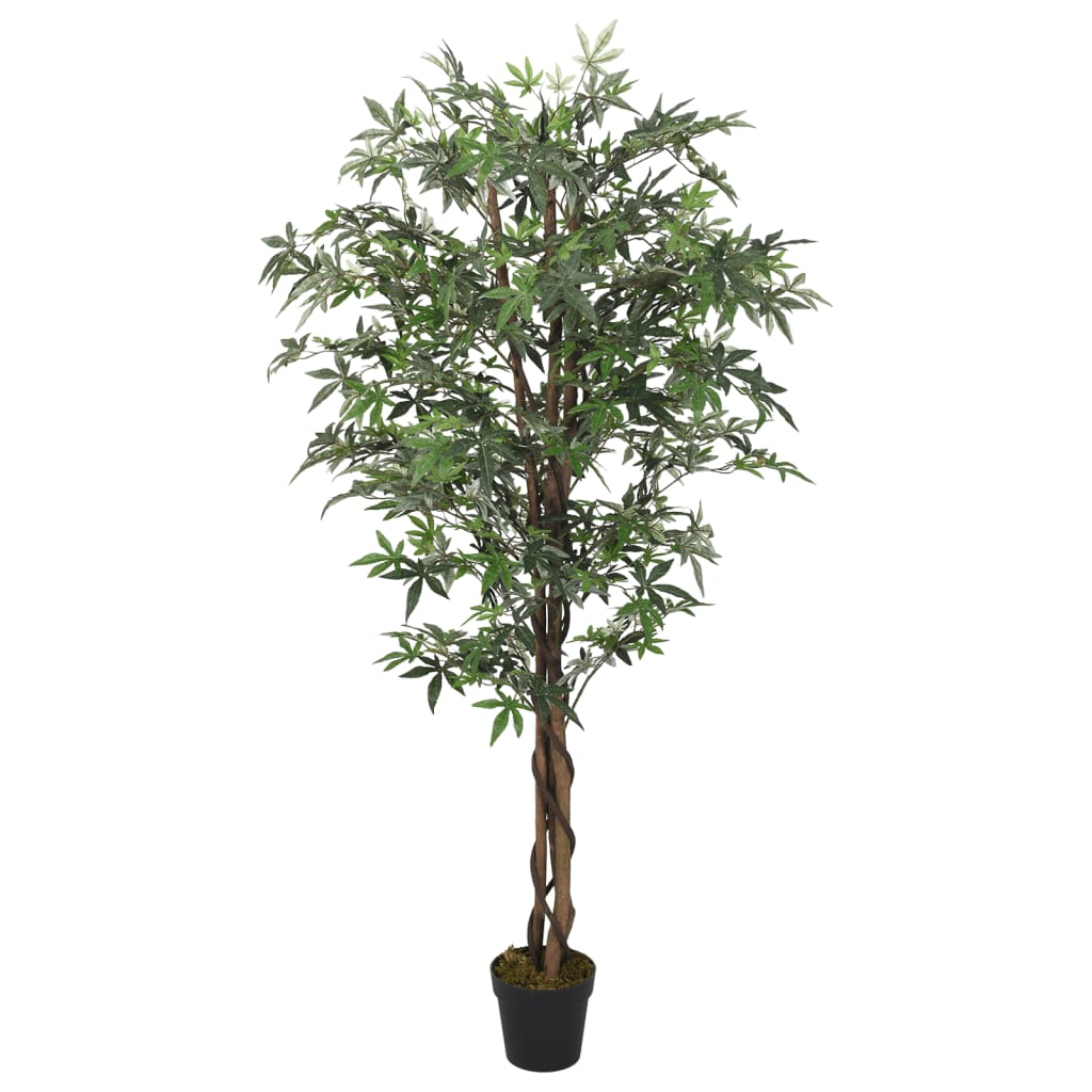 Acero Artificiale 224 Foglie 80 cm Verde