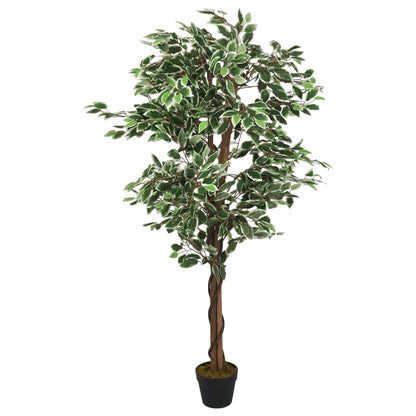 Albero di Ficus Artificiale 756 Foglie 150 cm Verde - homemem39