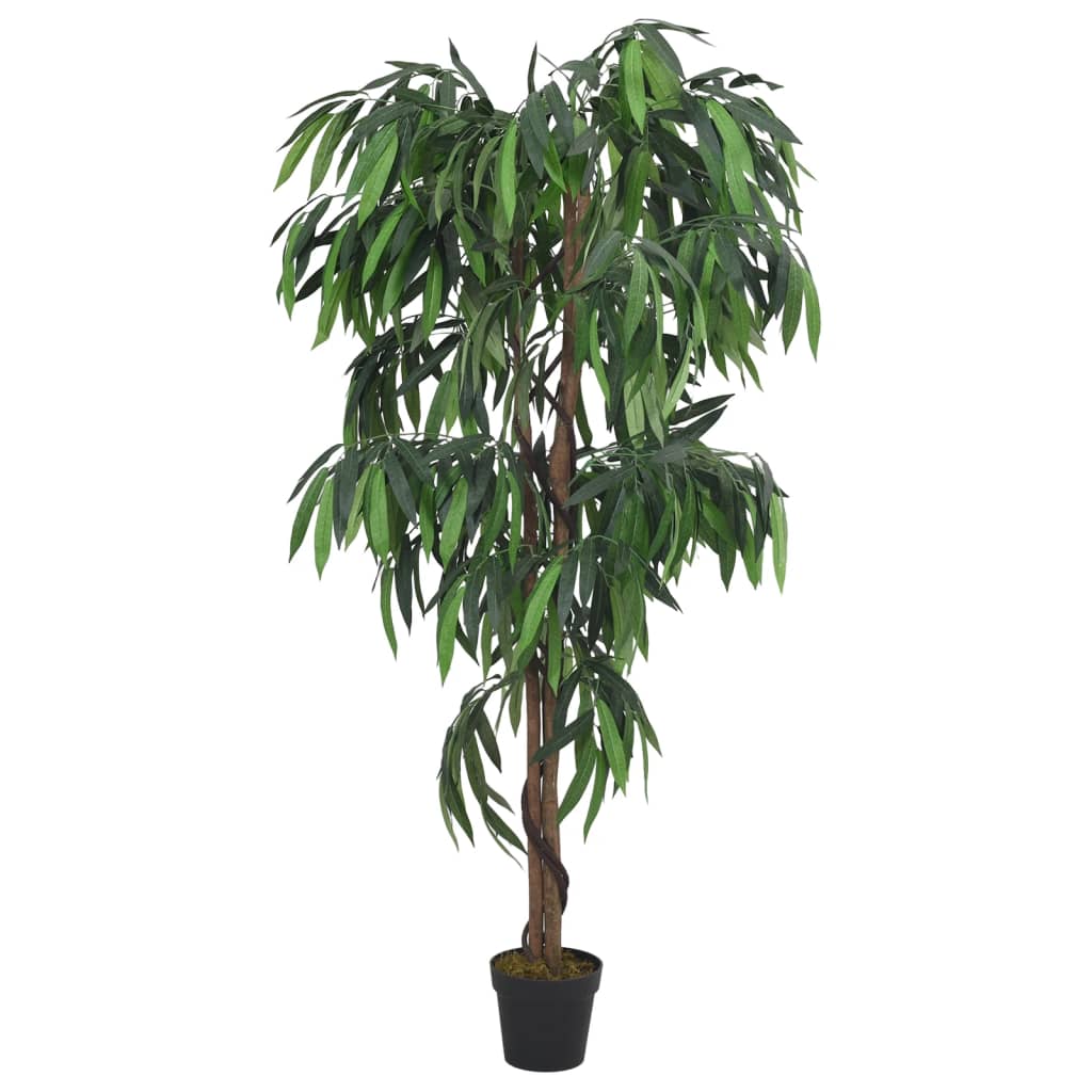 Albero Mango Artificiale 450 Foglie 120 cm Verde - homemem39