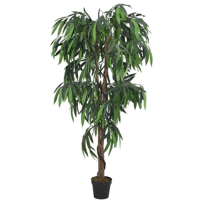 Albero Mango Artificiale 900 Foglie 180 cm Verde