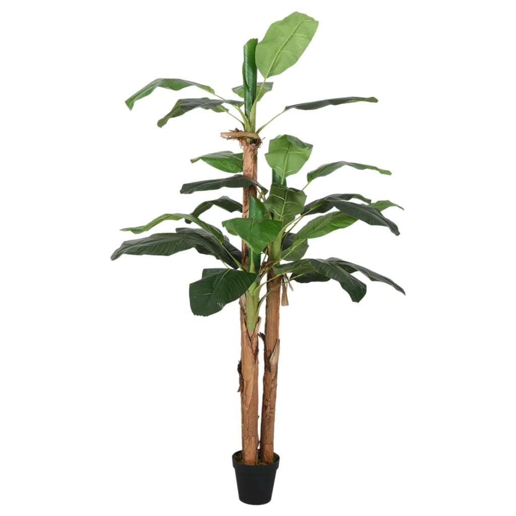 Albero di Banano Artificiale 19 Foglie 180 cm Verde - homemem39