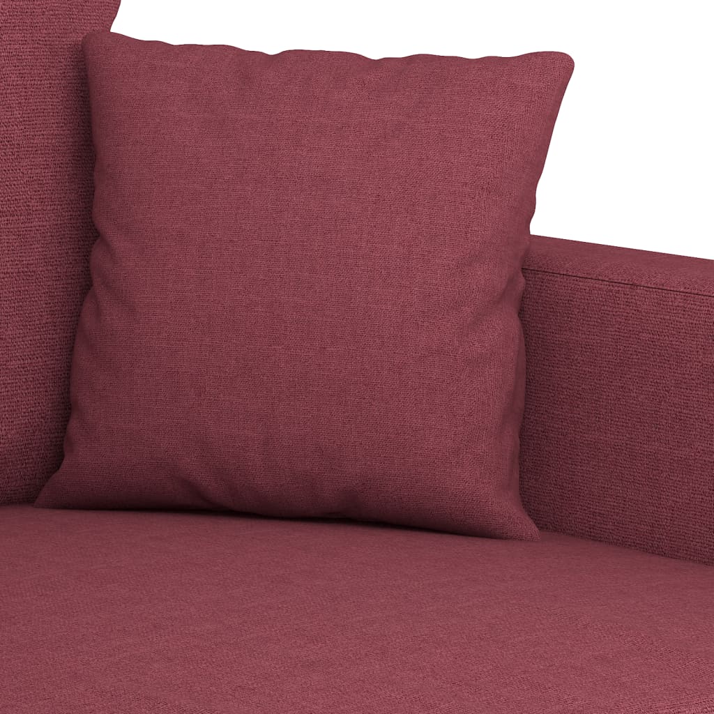 Poltrona Rosso Vino 60 cm in Tessuto - homemem39