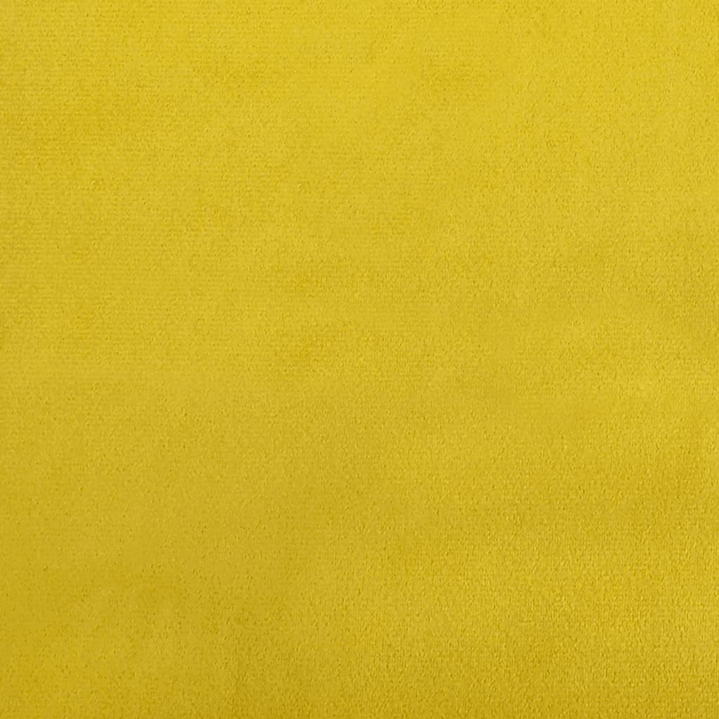 Poltrona Giallo 60 cm Velluto - homemem39