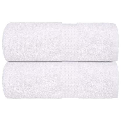 Asciugamani per Sapone 2 pz Bianco 30x30cm 360 g/m² 100% Cotone