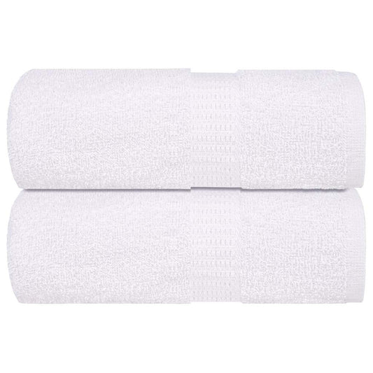 Asciugamani per Sapone 2 pz Bianco 30x30cm 360 g/m² 100% Cotone