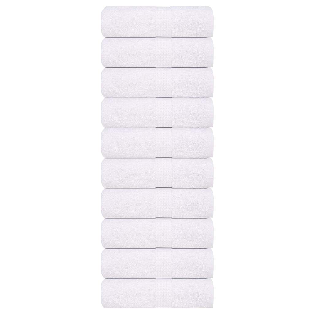 Asciugamani per Sapone 10pz Bianco 30x30cm 360 g/m² 100% Cotone - homemem39