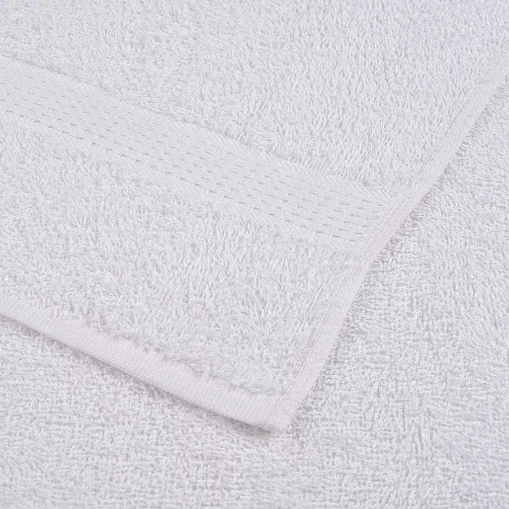 Asciugamani Ospiti 50 pz Bianco 30x50cm 360 g/m² 100% Cotone - homemem39