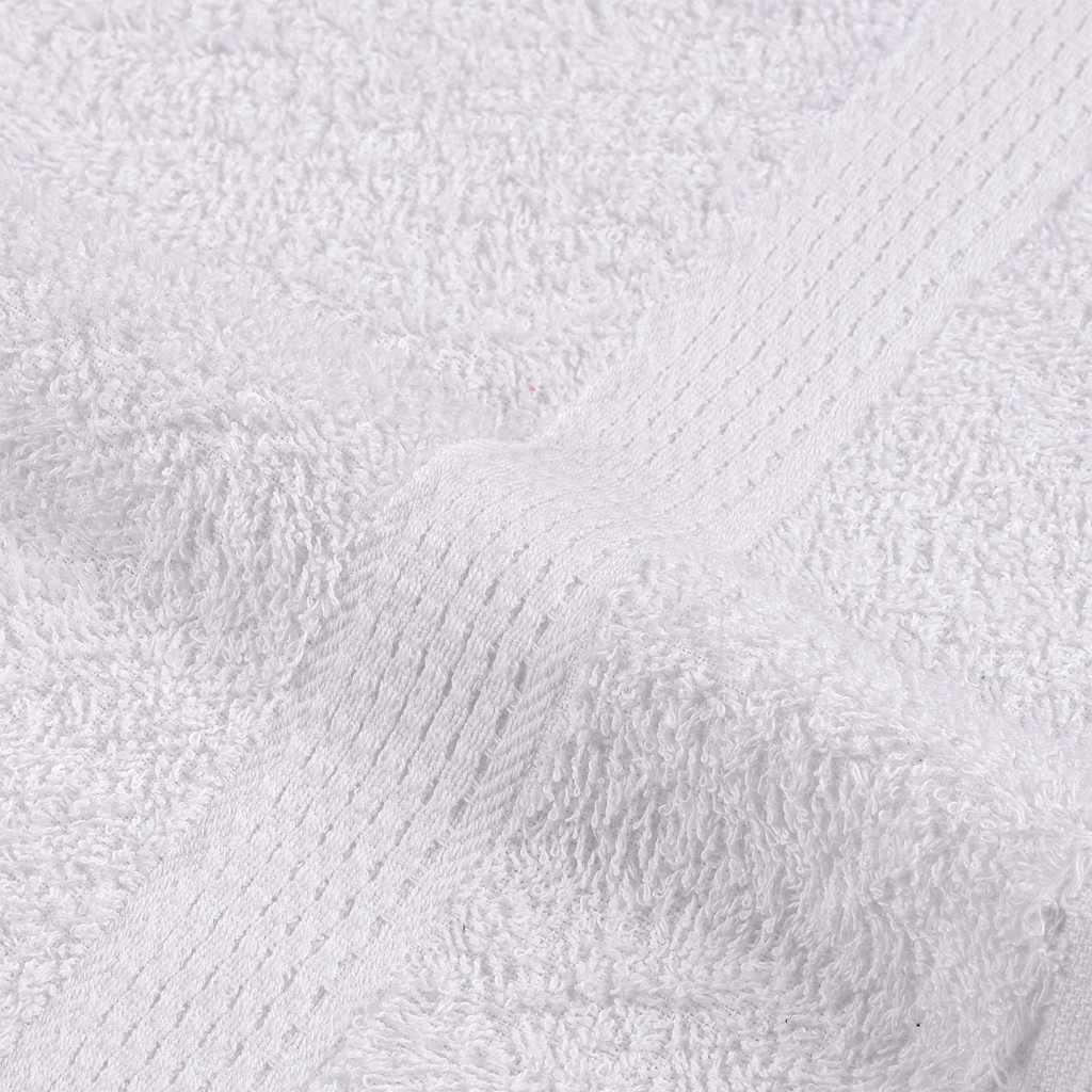 Asciugamani Ospiti 50 pz Bianco 30x50cm 360 g/m² 100% Cotone