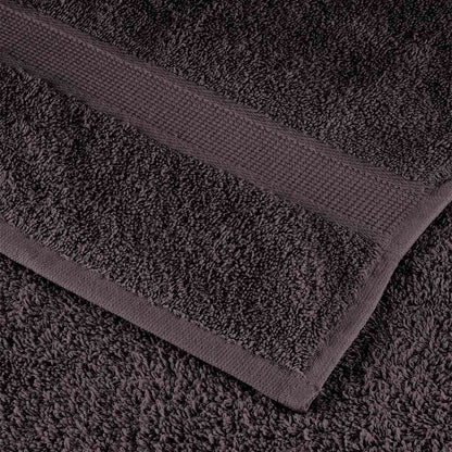 Asciugamani 2 pz Antracite 100x200 cm 360 g/m² 100% Cotone