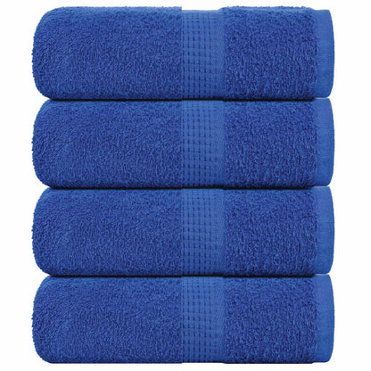 Asciugamani per Sapone 4 pz Blu 30x30 cm 360 g/m² 100% Cotone