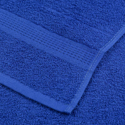 Asciugamani Ospiti 4 pz Blu 30x50 cm 360 g/m² 100% Cotone