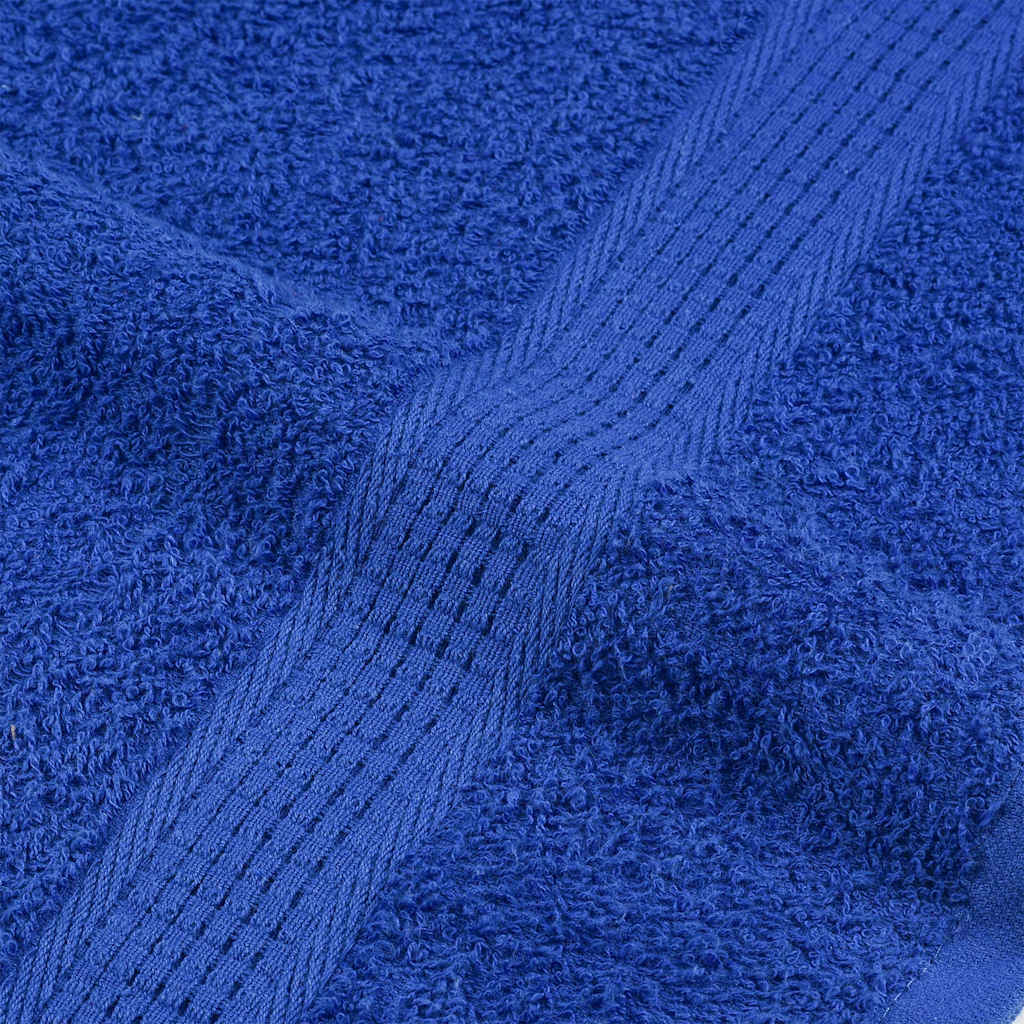 Asciugamani Ospiti 10 pz Blu 30x50 cm 360 g/m² 100% Cotone