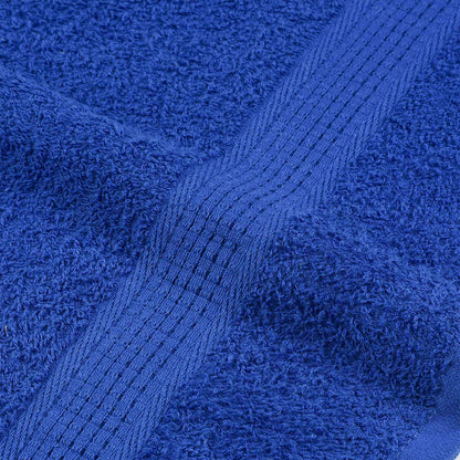 Asciugamani Ospiti 10 pz Blu 30x50 cm 360 g/m² 100% Cotone