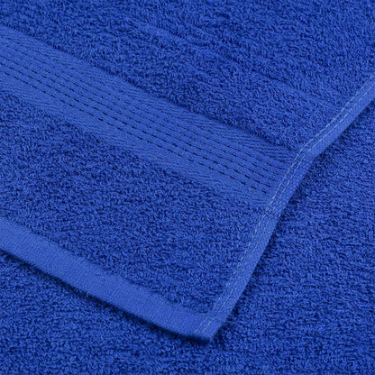 Asciugamani 4 pz Blu 50x100 cm 360 g/m² 100% Cotone