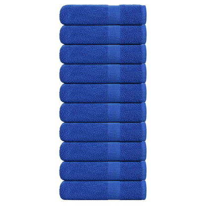 Asciugamani 10 pz Blu 50x100 cm 360 g/m² 100% Cotone - homemem39