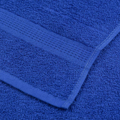 Asciugamani Doccia 4 pz Blu 70x140 cm 360 g/m² 100% Cotone