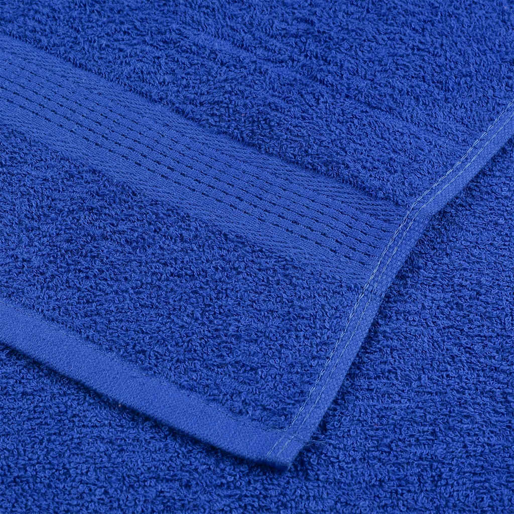 Asciugamani da Bagno 10pz Blu 100x150cm 360g/m² 100% Cotone - homemem39