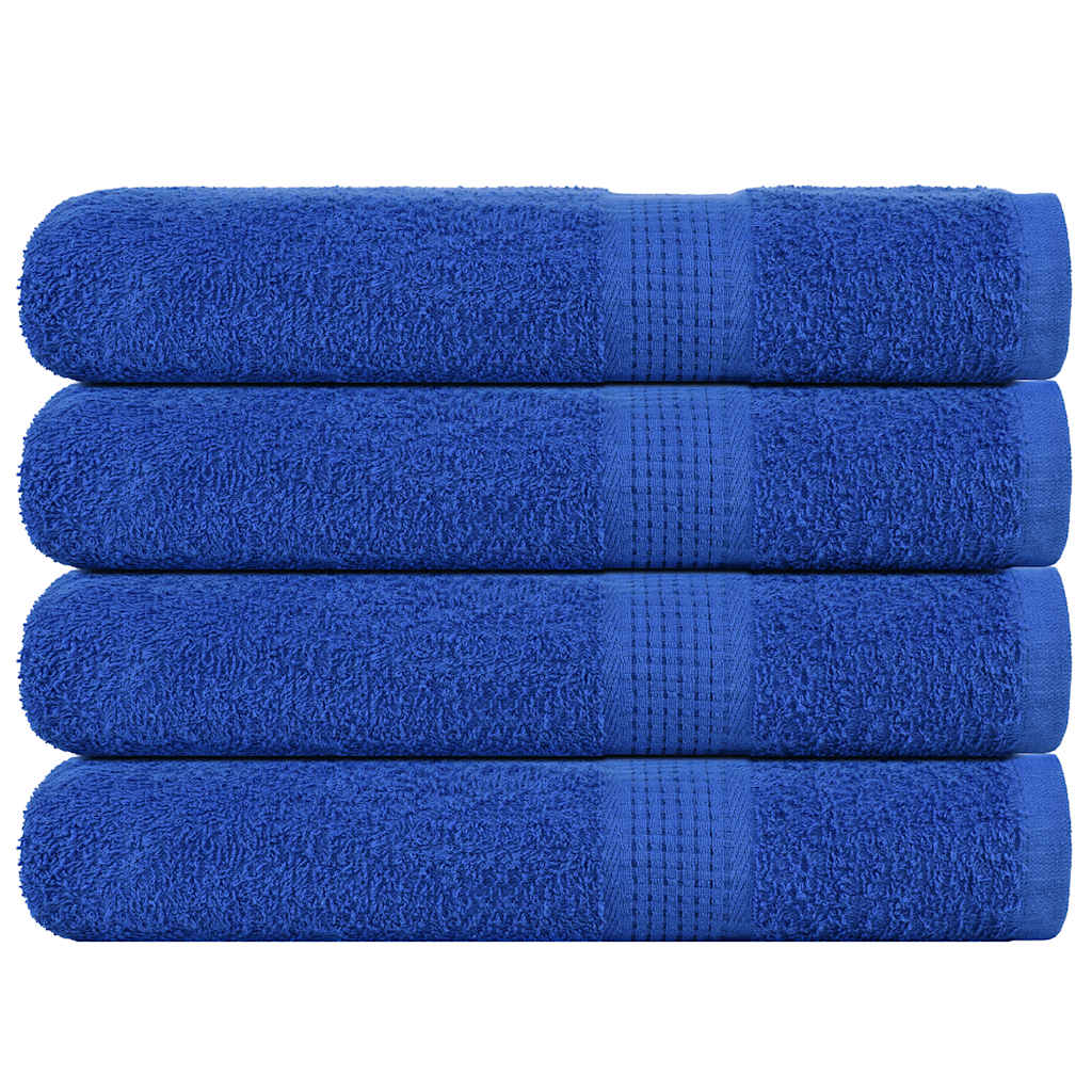 Asciugamani 4 pz Blu 100x200 cm 360 g/m² 100% Cotone - homemem39