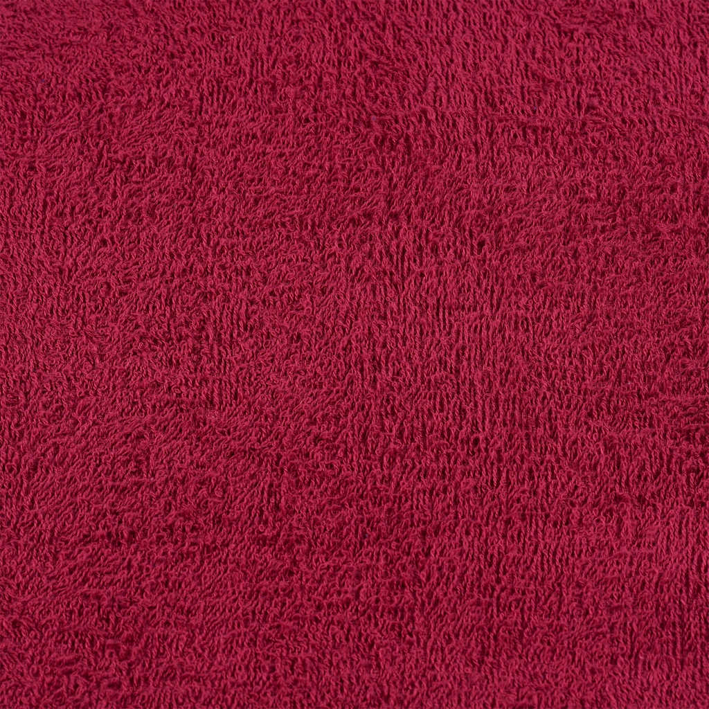 Asciugamani 2 pz Bordò 50x100 cm 360 g/m² 100% Cotone