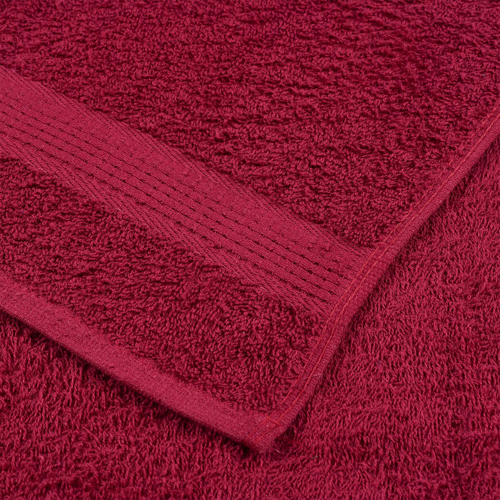 Asciugamani Doccia 4 pz Bordeaux 70x140 cm 360 g/m² 100% Cotone - homemem39