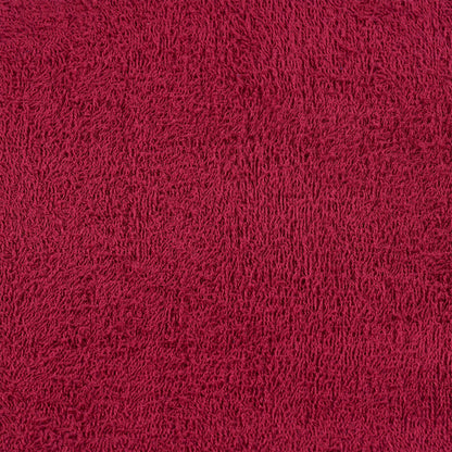 Asciugamani Doccia 10 pz Bordeaux 70x140cm 360 g/m² 100% Cotone