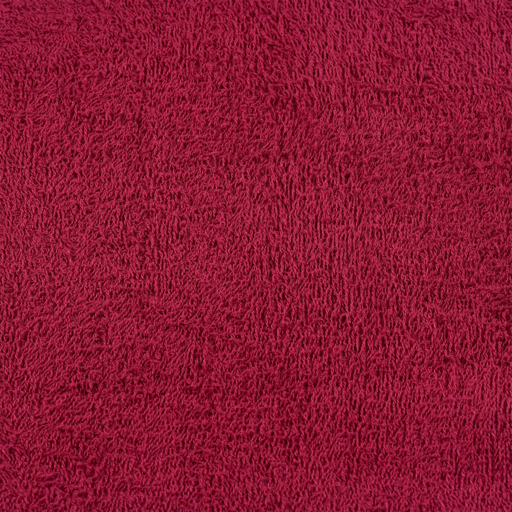 Asciugamani da Bagno 2pz Bordeaux 100x150cm 360g/m² 100% Cotone