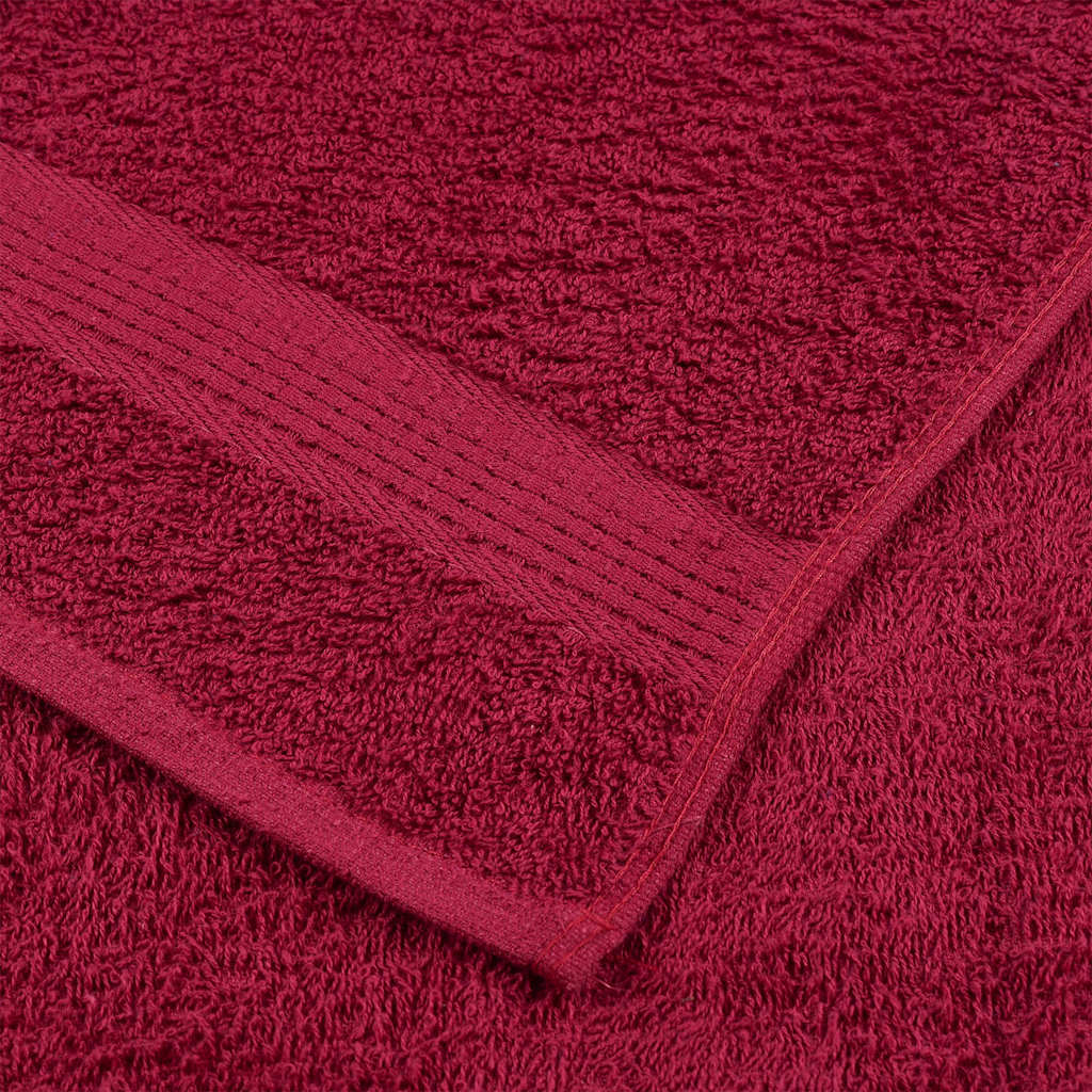 Asciugamani 4 pz Bordeaux 100x200 cm 360 g/m² 100% Cotone