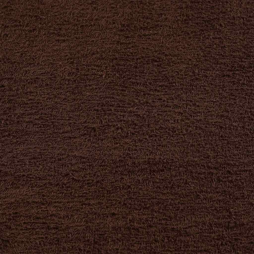 Asciugamani Doccia 4 pz Marrone 70x140 cm 360 g/m² 100% Cotone - homemem39