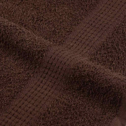 Asciugamani Doccia 4 pz Marrone 70x140 cm 360 g/m² 100% Cotone