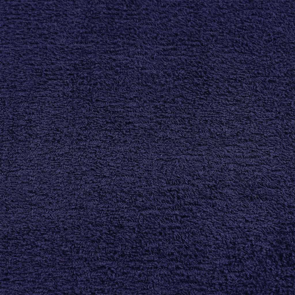 Asciugamani Ospiti 4 pz Blu Marino 30x50cm 360 g/m² 100% Cotone - homemem39