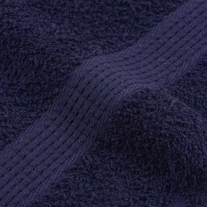 Asciugamani Ospiti 4 pz Blu Marino 30x50cm 360 g/m² 100% Cotone - homemem39