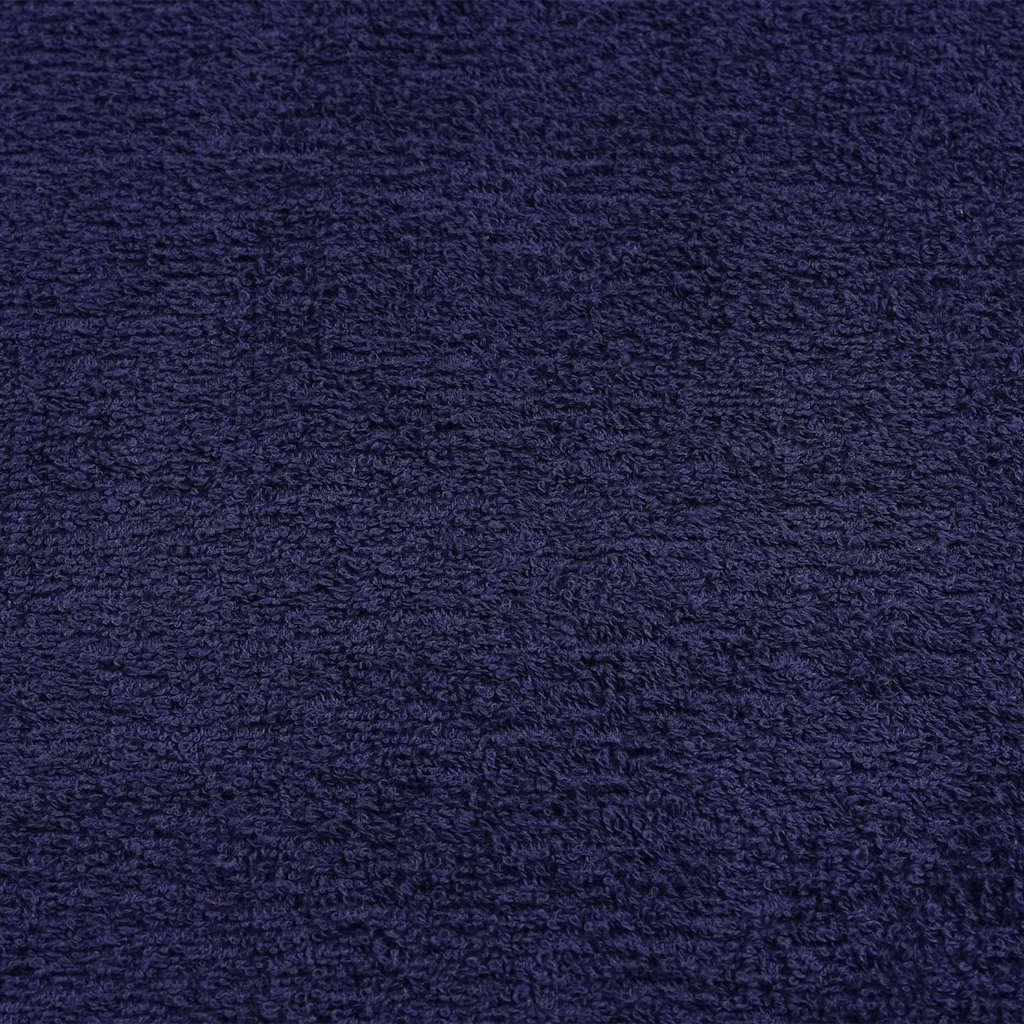 Asciugamani Doccia 2 pz Blu Marino 70x140cm 360g/m² 100% Cotone - homemem39