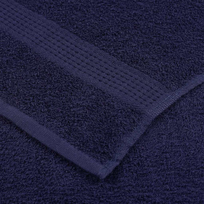 Asciugamani 4 pz Blu Marino 100x200 cm 360 g/m² 100% Cotone - homemem39