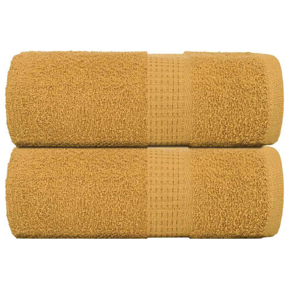 Asciugamani Ospiti 2 pz Oro 30x50 cm 360 g/m² 100% Cotone - homemem39