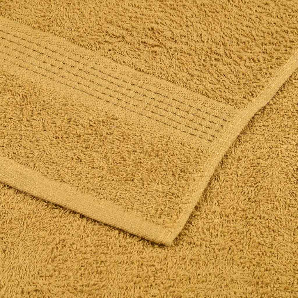 Asciugamani Ospiti 2 pz Oro 30x50 cm 360 g/m² 100% Cotone - homemem39