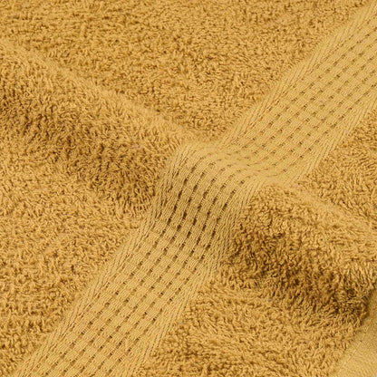 Asciugamani Ospiti 2 pz Oro 30x50 cm 360 g/m² 100% Cotone