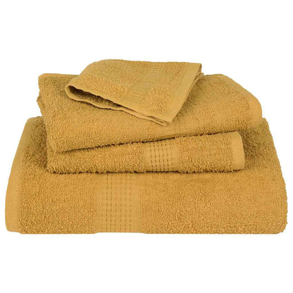 Asciugamani Ospiti 10 pz Oro 30x50 cm 360 g/m² 100% Cotone