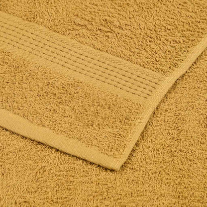 Asciugamani 2 pz Oro 50x100 cm 360 g/m² 100% Cotone