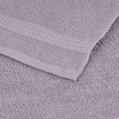 Asciugamani per Sapone 4 pz Grigio 30x30cm 360g/m² 100% Cotone - homemem39